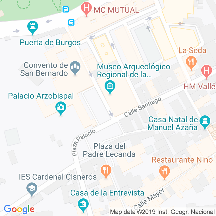 Código Postal calle Bernardas, De Las, plaza en Alcalá de Henares