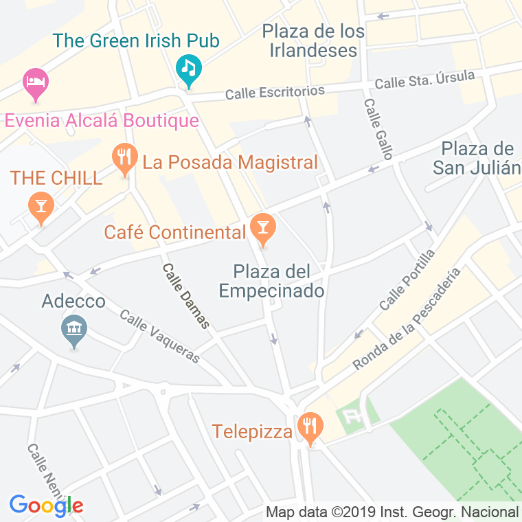 Código Postal calle Empecinado en Alcalá de Henares