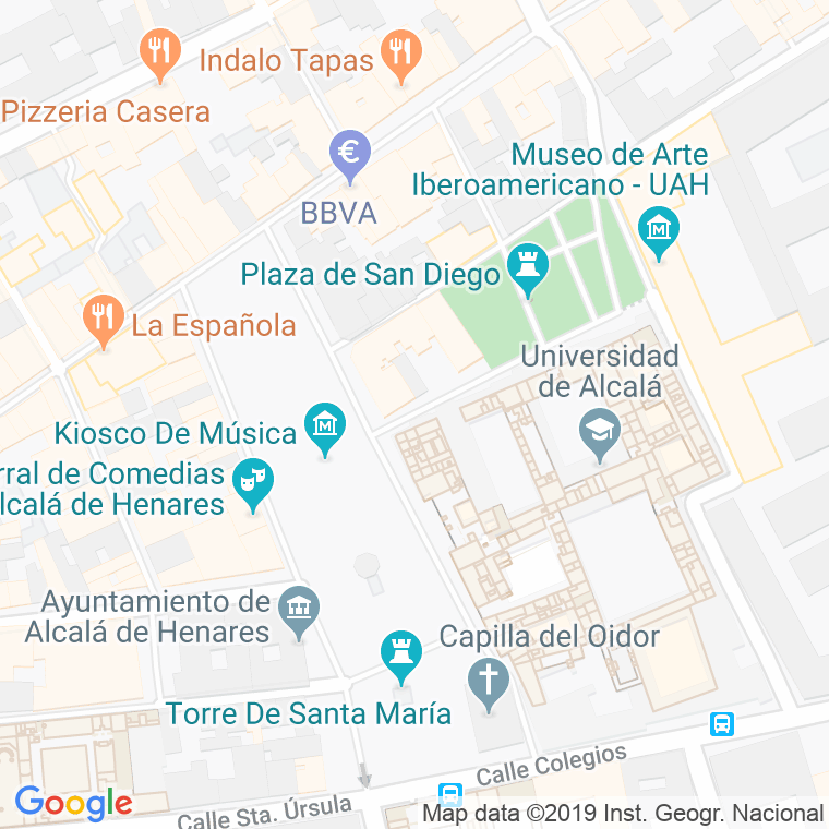 Código Postal calle Pedro Gumiel en Alcalá de Henares