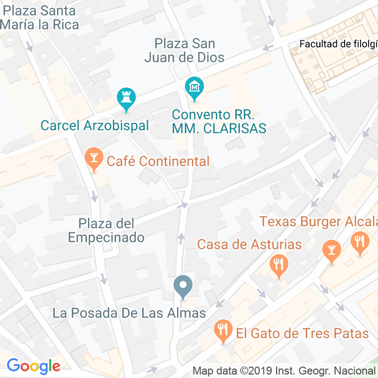 Código Postal calle Siete Esquinas, plaza en Alcalá de Henares