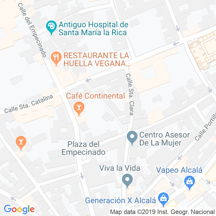 Código Postal calle Vicario, callejon en Alcalá de Henares