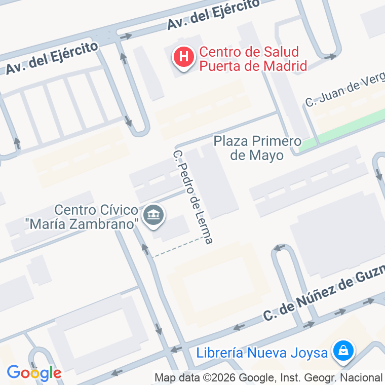 Código postal de Calle Pedro de Lerma en Alcala de Henares
