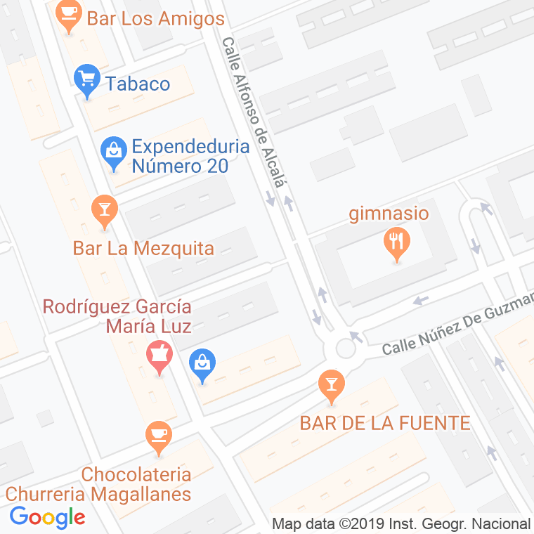 Código Postal calle Blasco De Garay en Alcalá de Henares