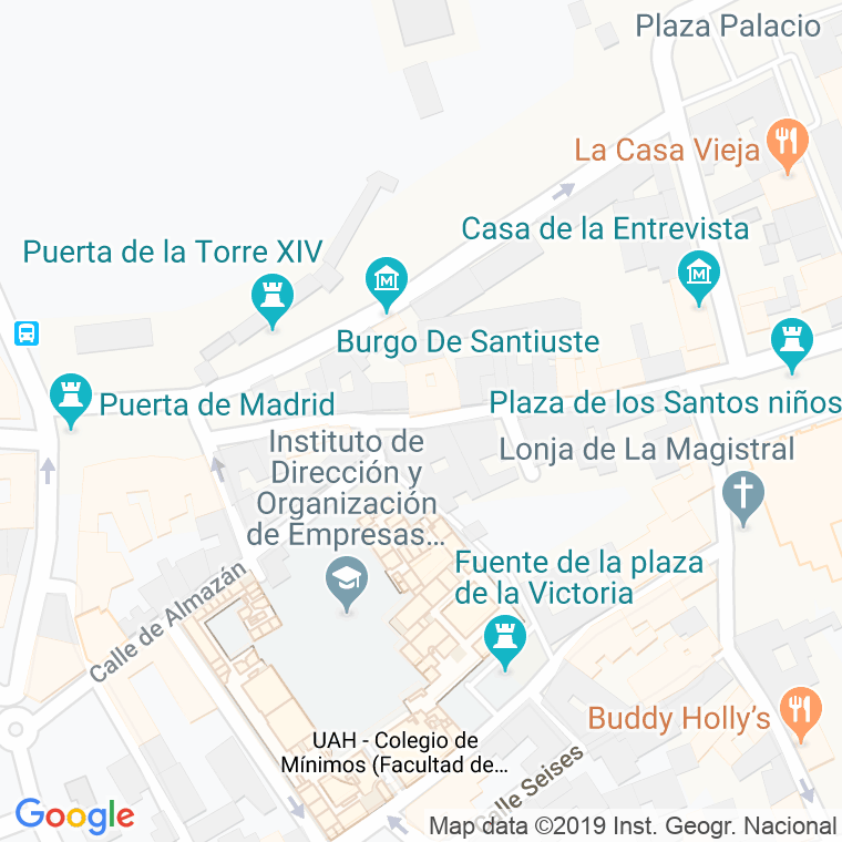 Código Postal calle Cardenal Cisneros en Alcalá de Henares