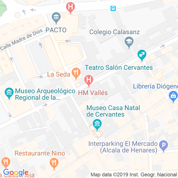 Código Postal calle Hospital en Alcalá de Henares