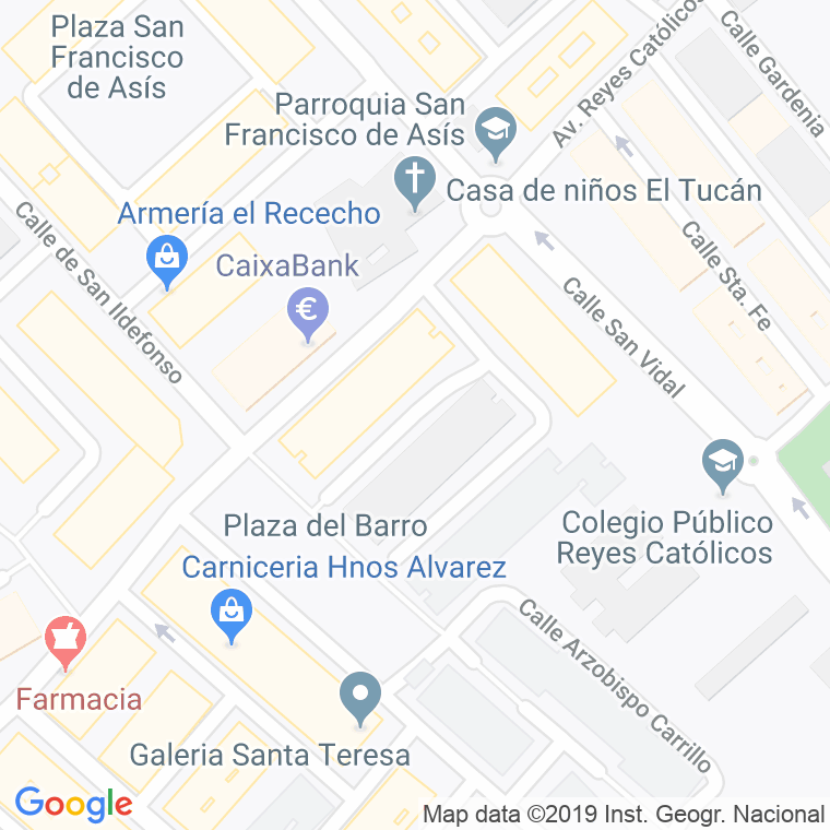 Código Postal calle Alfonso X El Sabio en Alcalá de Henares