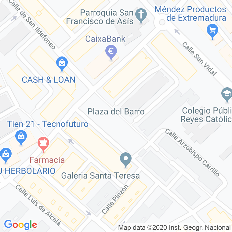 Código Postal calle Barro, plaza en Alcalá de Henares
