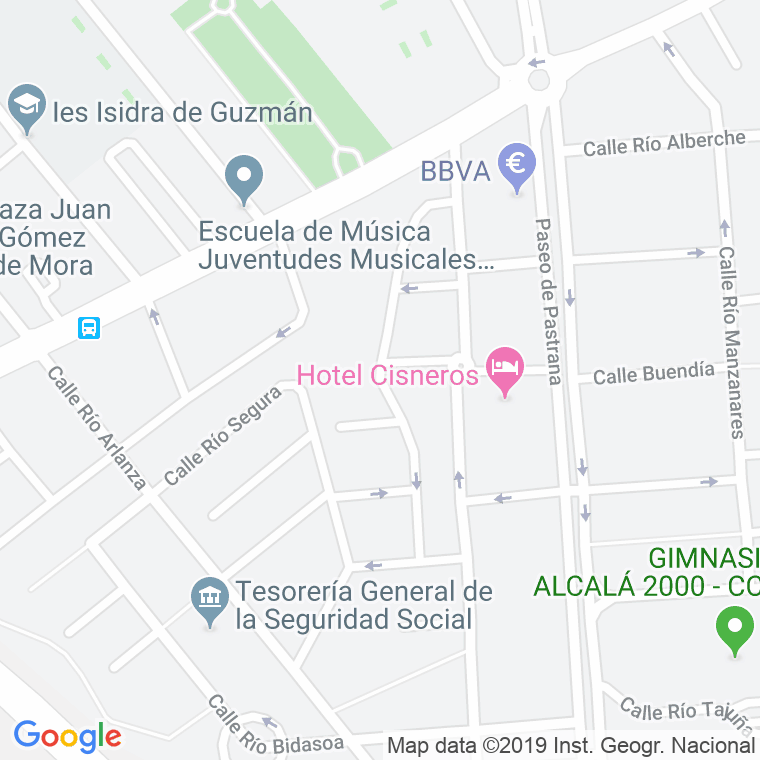 Código Postal calle Luna en Alcalá de Henares