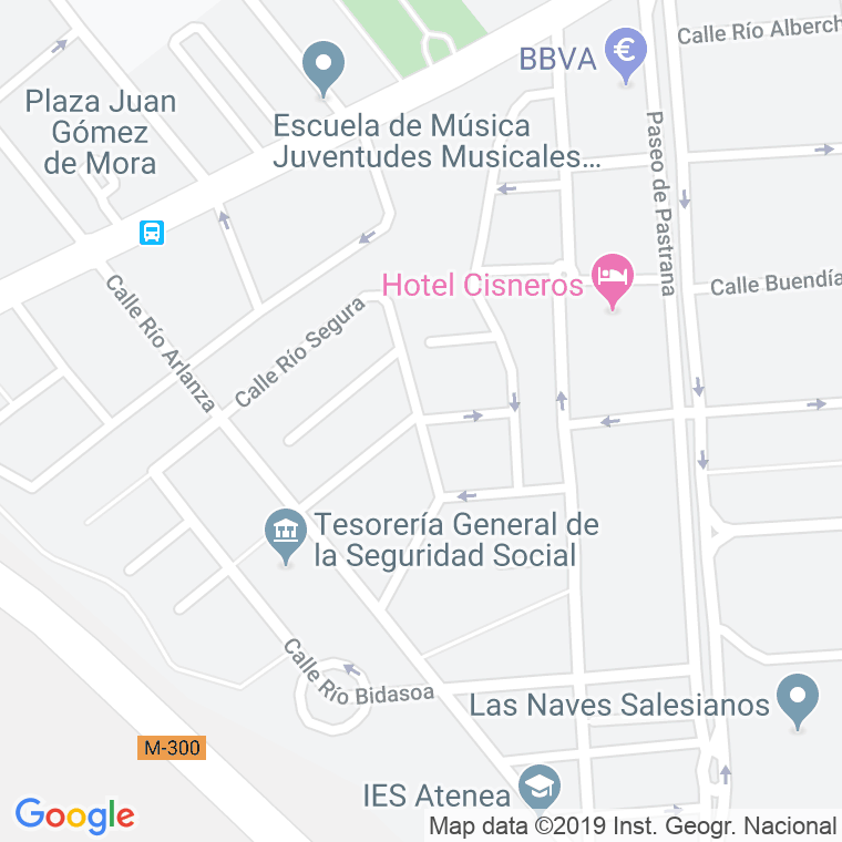 Código Postal calle Rio Segura en Alcalá de Henares