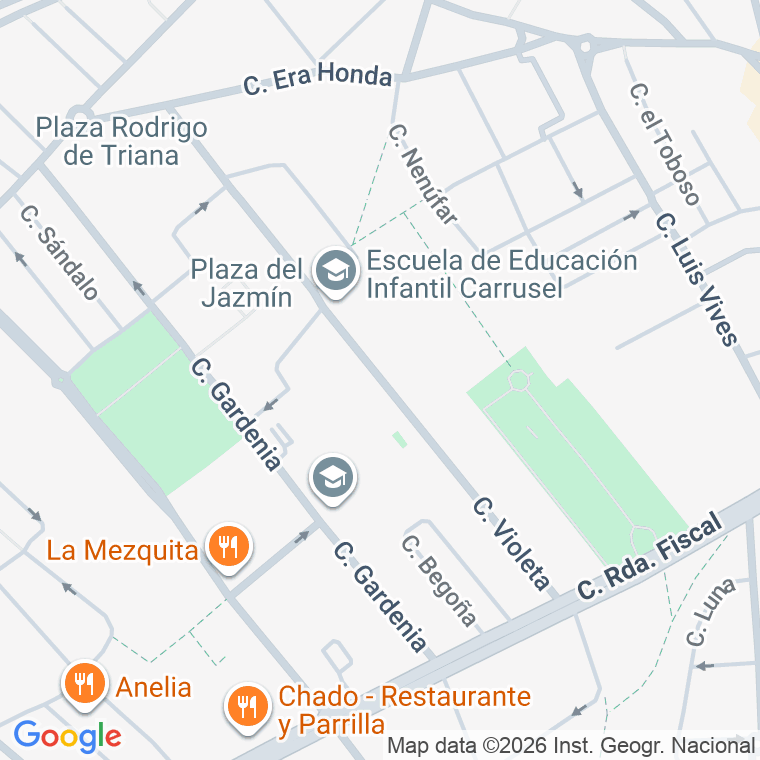 Código postal de Violeta en Alcalá de Henares