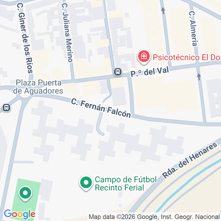 Código postal de Calle Fernan Falcon en Alcala de Henares