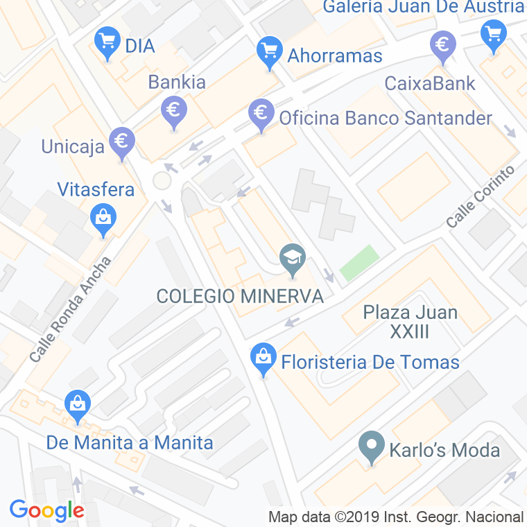 Código Postal calle Alejandro Farnesio en Alcalá de Henares