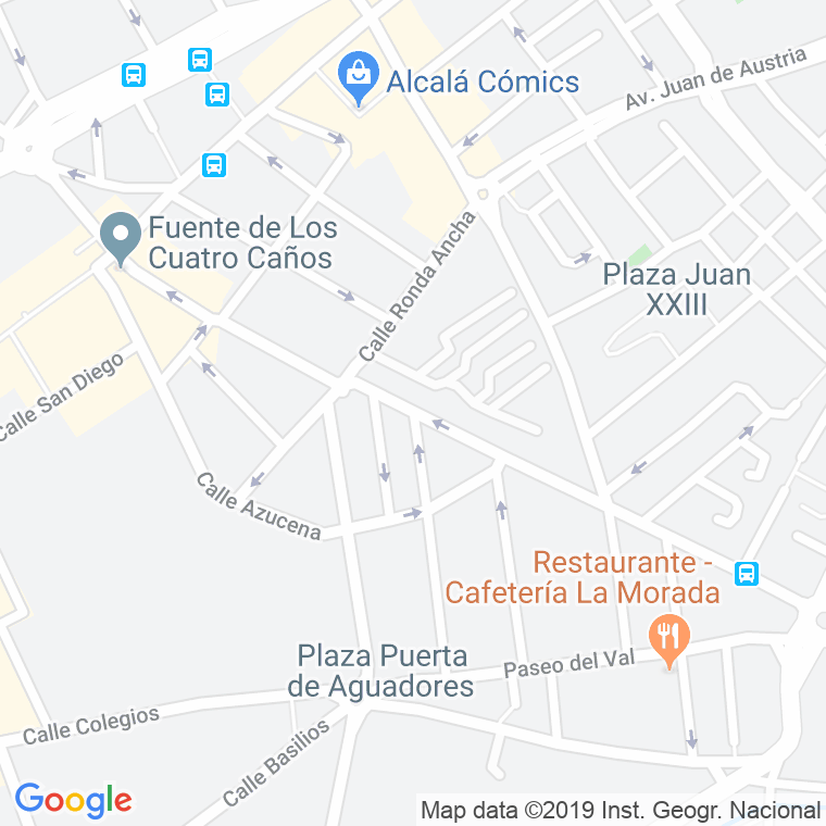 Código Postal calle Ambrosio Morales en Alcalá de Henares