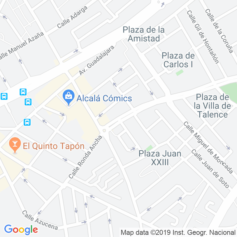 Código Postal calle Batalla De Lepanto en Alcalá de Henares