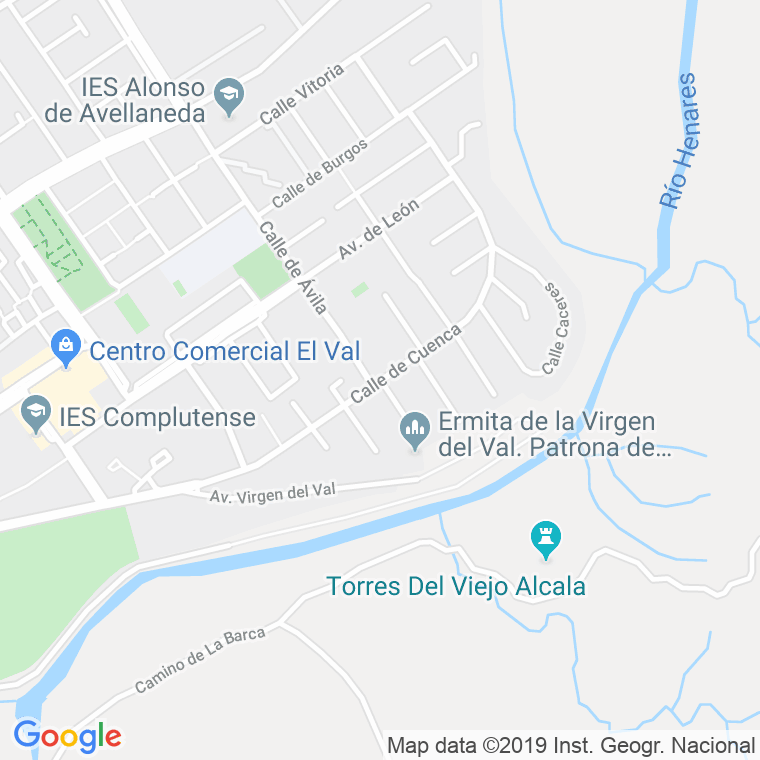 ▷ Postal calle Alcalá de Henares - Codigopostalde.es