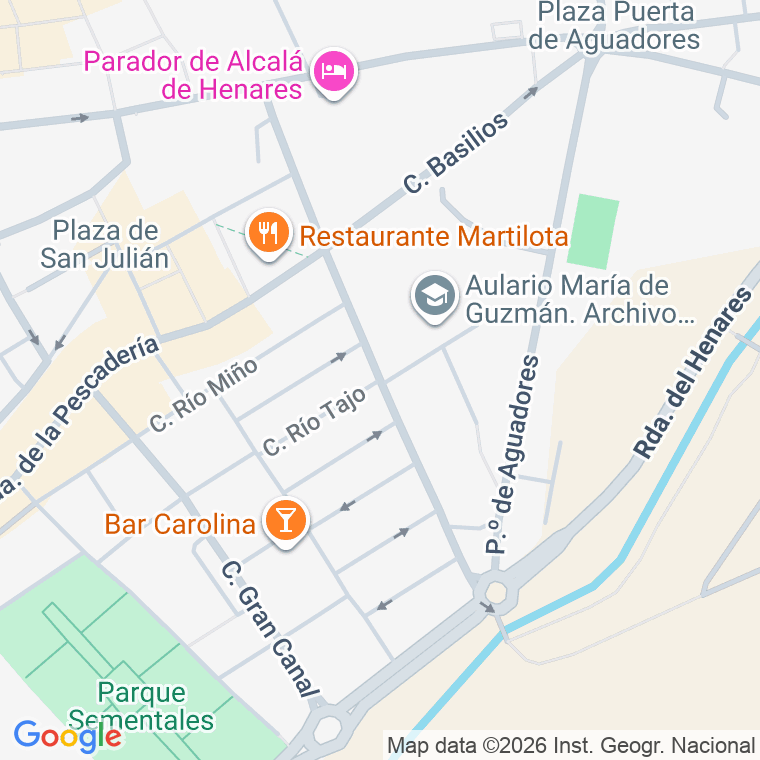 Código postal de Santo Tomas de Aquino en Alcalá de Henares