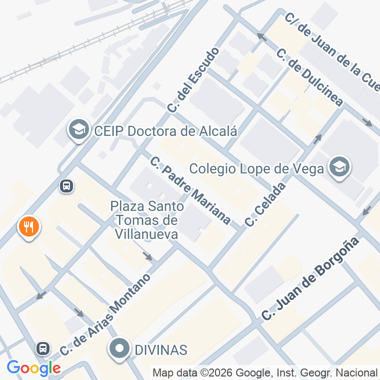 Código postal de Calle Padre Mariana en Alcala de Henares