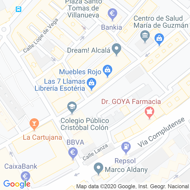 Código Postal calle Adarga, travesia en Alcalá de Henares