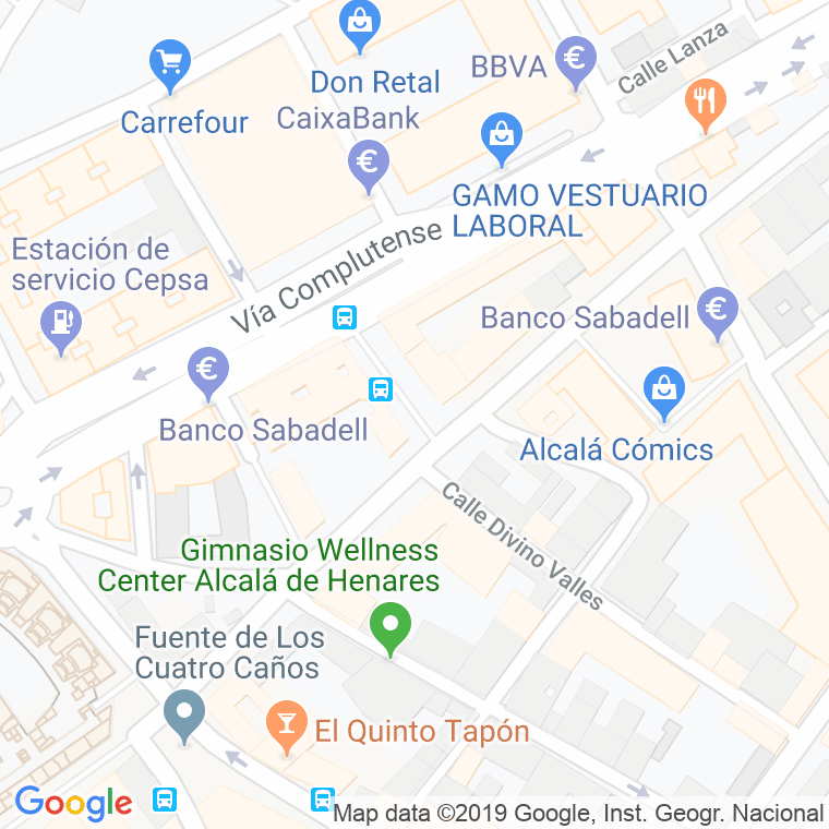 Código Postal calle Brihuega en Alcalá de Henares