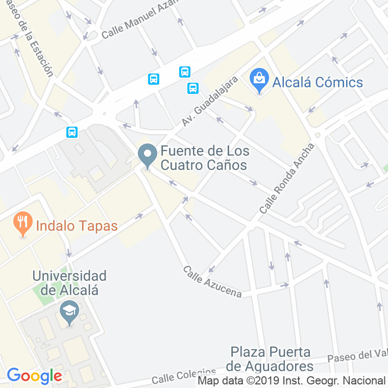 Código Postal calle Cruz De Guadalajara en Alcalá de Henares