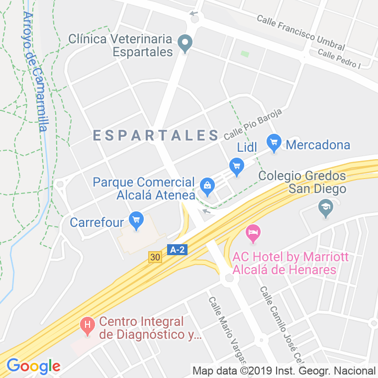 Código Postal calle Federico Garcia Lorca en Alcalá de Henares