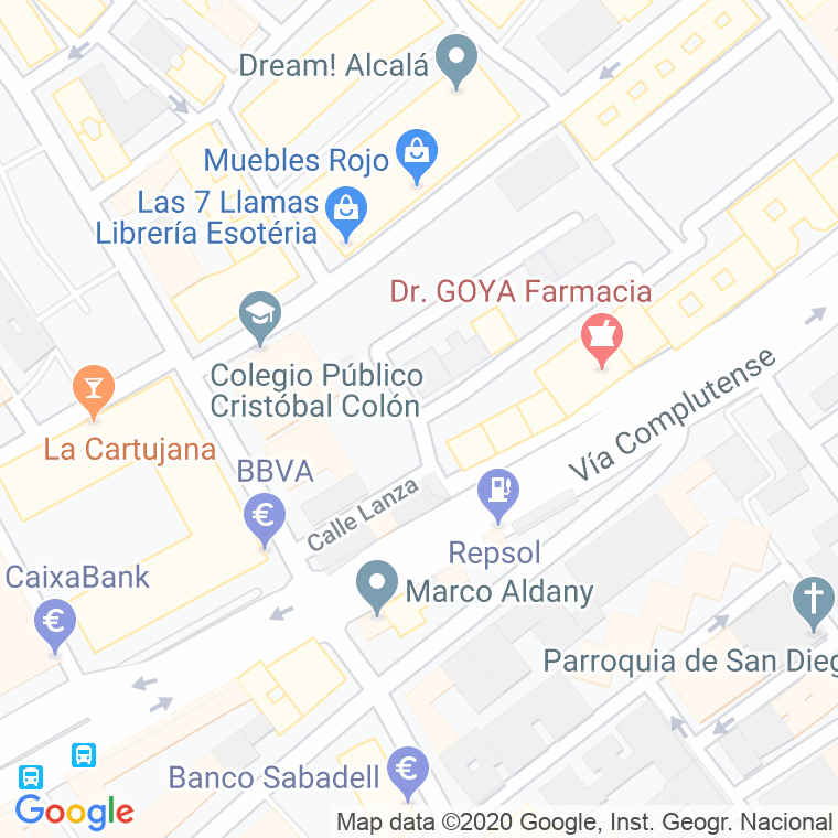 Código Postal calle Heliodoro Castro en Alcalá de Henares