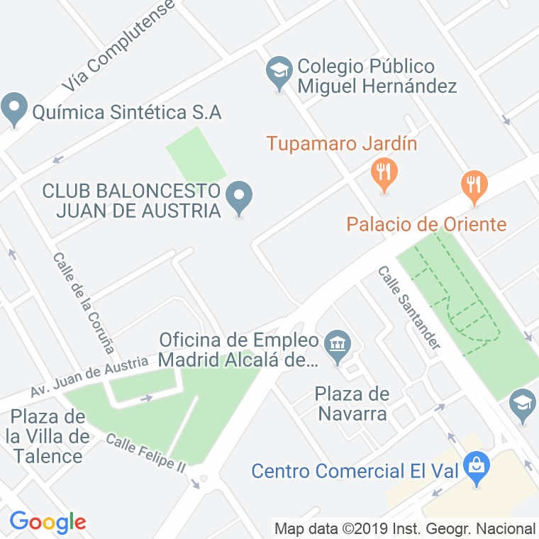 Código Postal calle Jose Caballero en Alcalá de Henares