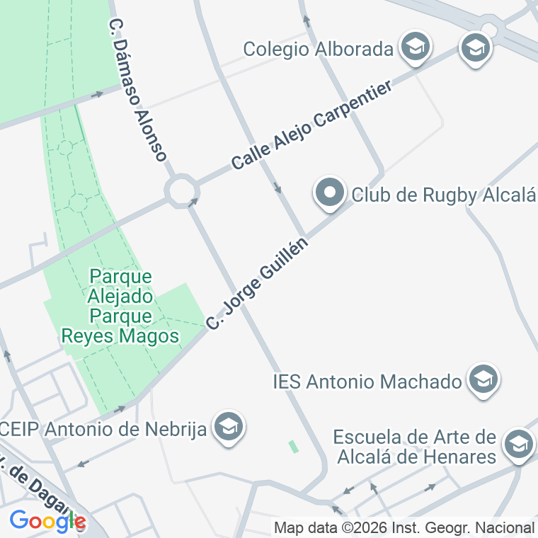 Código postal de Calle Jorge Guillen en Alcala de Henares