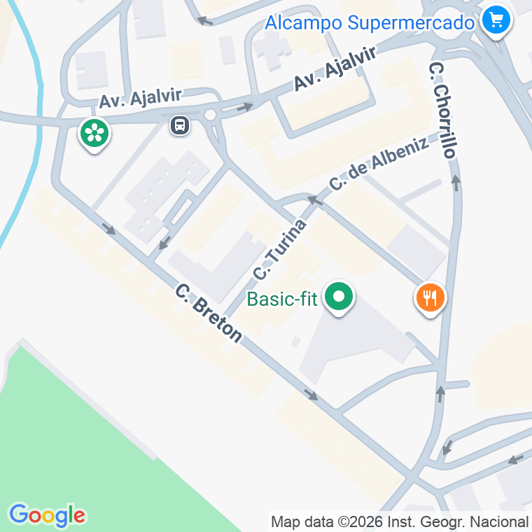 Código postal de Calle Turina en Alcala de Henares