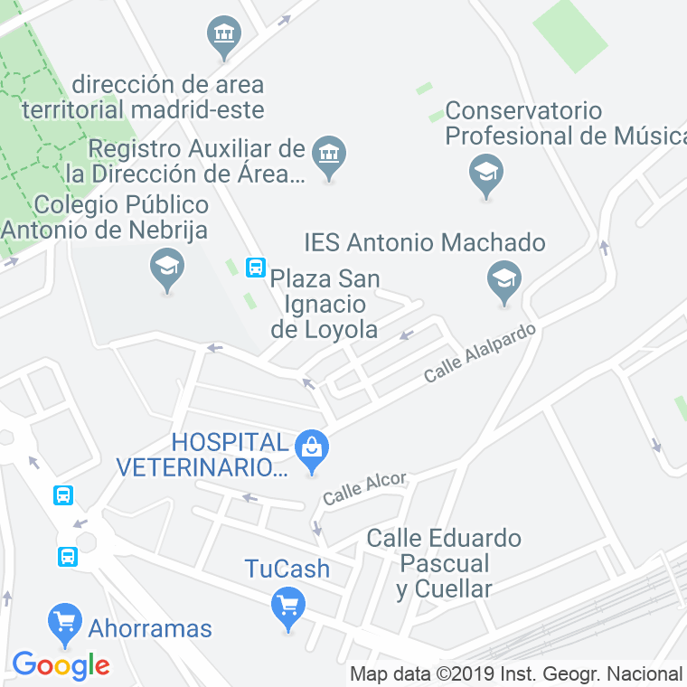 Código Postal calle Algete en Alcalá de Henares