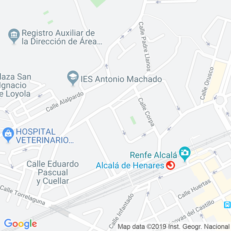 Código Postal calle Ambite en Alcalá de Henares