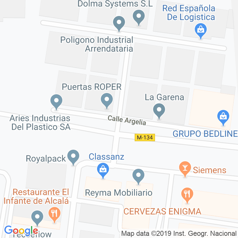Código Postal calle Argelia en Alcalá de Henares