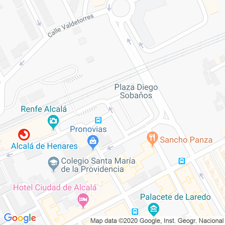 Código Postal calle Diego Sobañas, plaza en Alcalá de Henares