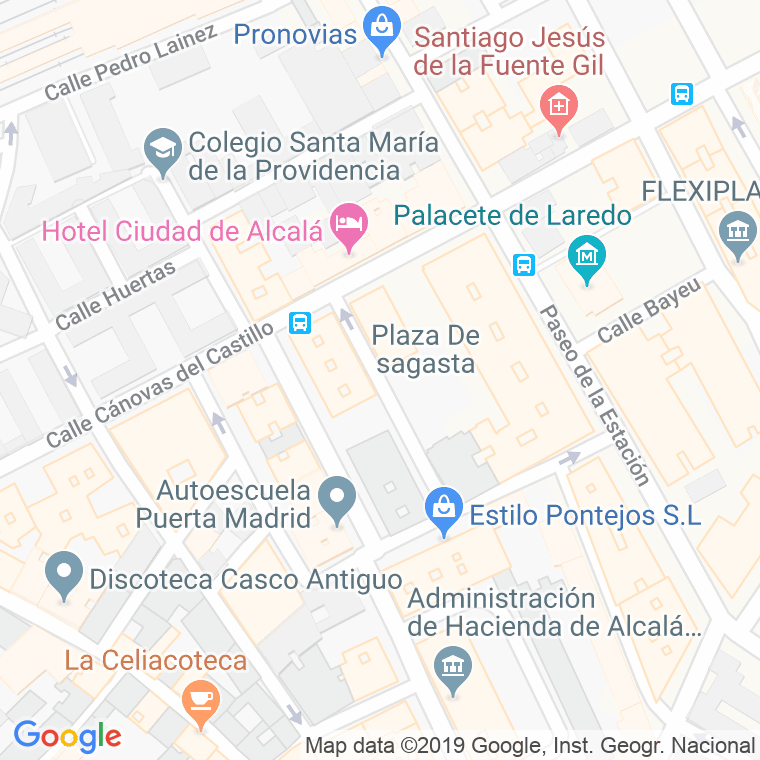 Código Postal calle Emilio Castelar en Alcalá de Henares