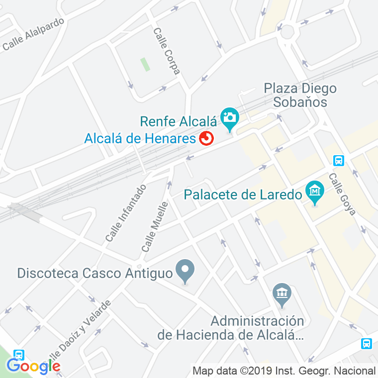 Código Postal calle Huertas, travesia en Alcalá de Henares