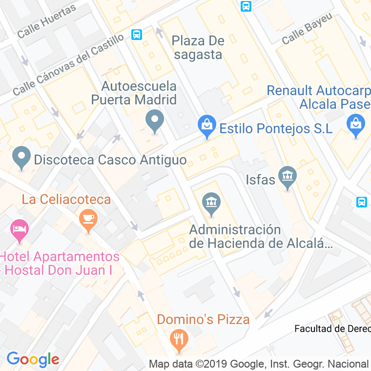 Código Postal calle Navarro Y Ledesma en Alcalá de Henares