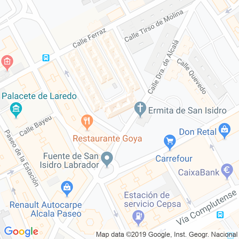 Código Postal calle Santa Maria De La Cabeza, plaza en Alcalá de Henares