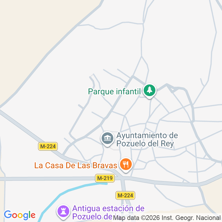 Código postal de Calle Ronda de la Ermita (de la en Pozuelo del Rey