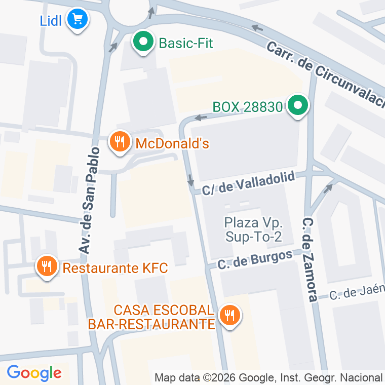 Código postal de Calle Cordoba en San Fernando de Henares