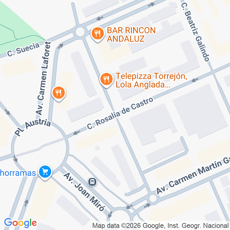 Código postal de Calle Lola Anglada en Torrejon de Ardoz