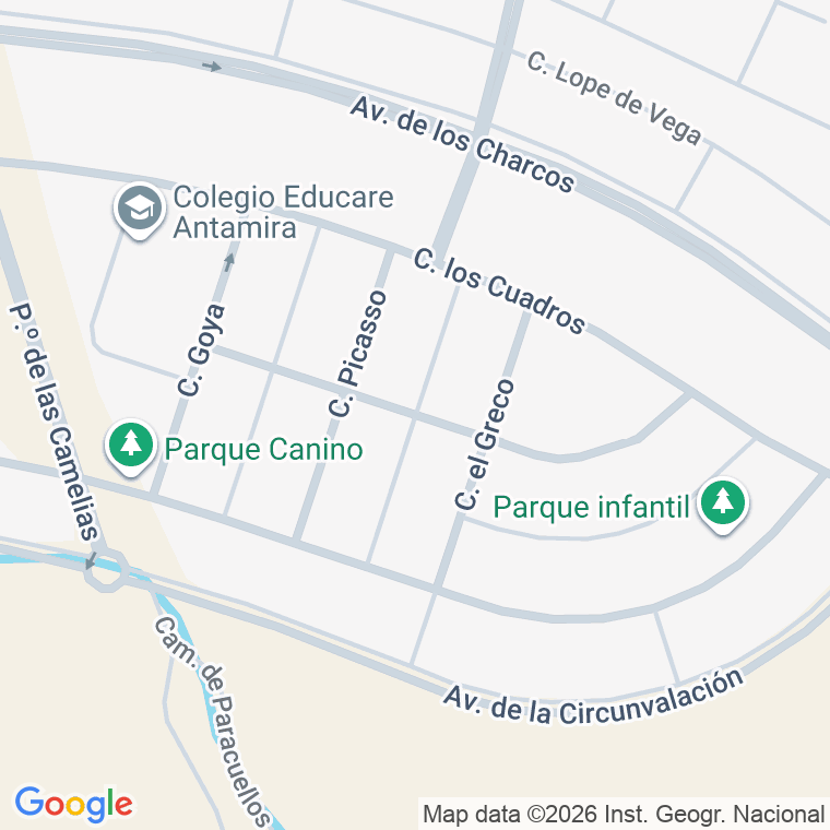 Código postal de Calle Pintor Rosales en Paracuellos de Jarama
