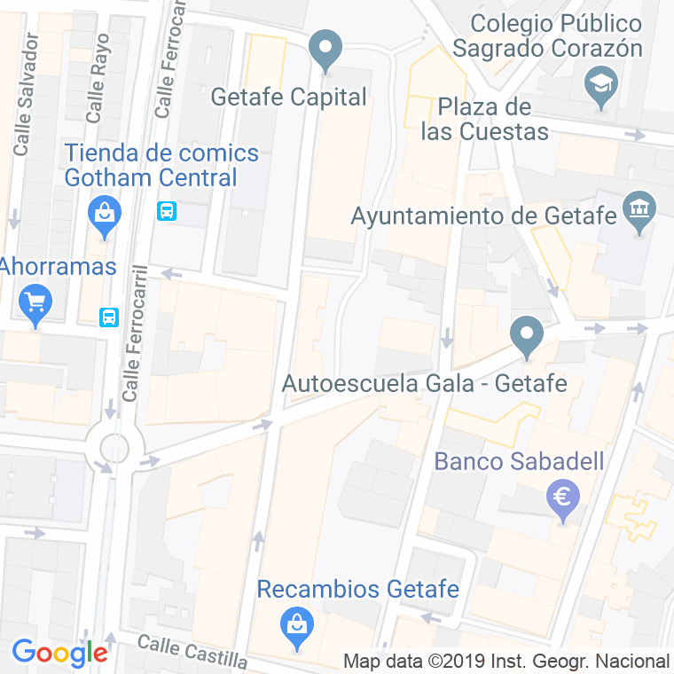 Código Postal calle Abogados De Atocha, plaza en Getafe