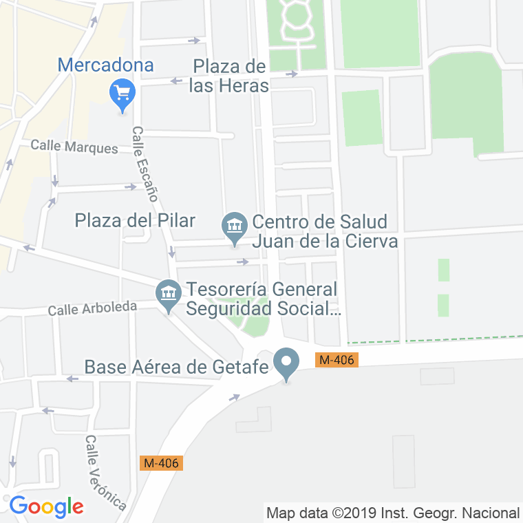 Código Postal calle Juan Butragueño en Getafe