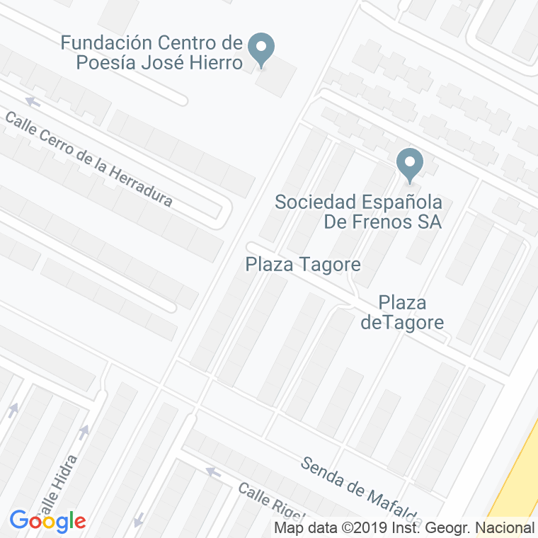 Código Postal calle Blas De Otero en Getafe