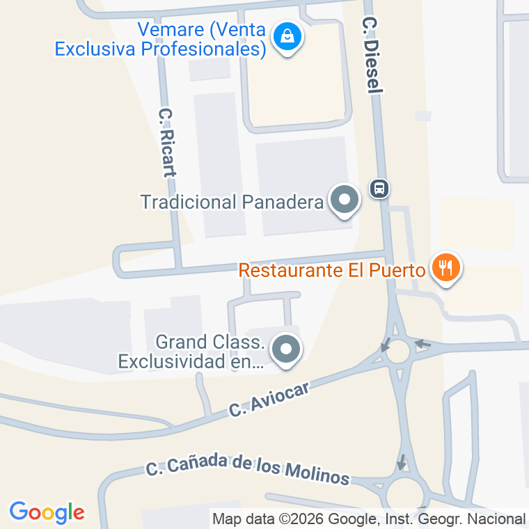 Código postal de Westinghouse en Getafe