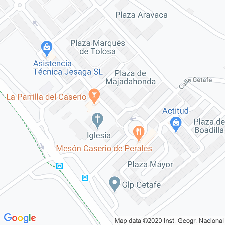 Código Postal calle Fuente, De La, plaza en Getafe