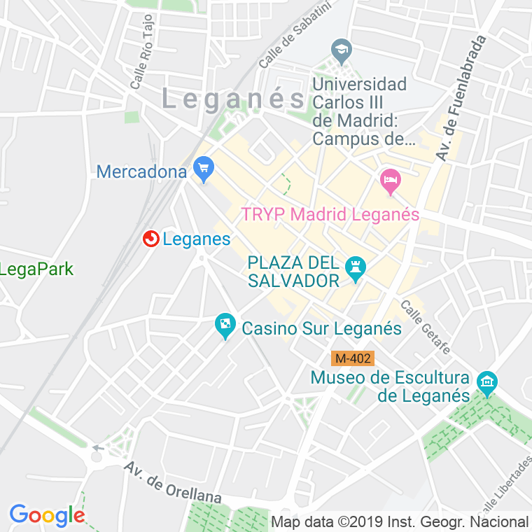 Código Postal calle San Nicasio   (Impares Del 1 Al Final)  (Pares Del 2 Al Final) en Leganés