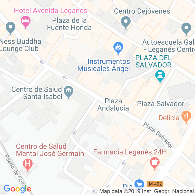 Código Postal calle Sol, El en Leganés