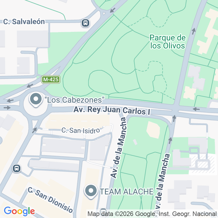 Código postal de Rey Juan Carlos I   (pares del 2 al 10) en Leganés