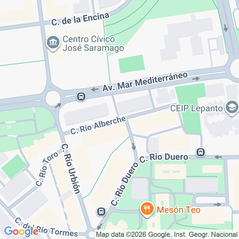 Código postal de Rio Alberche en Leganés